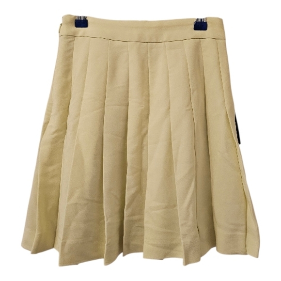 Yellow Aritzia Babaton Women's Pistilli Pleated Mini Skirt - Picture 2 of 10